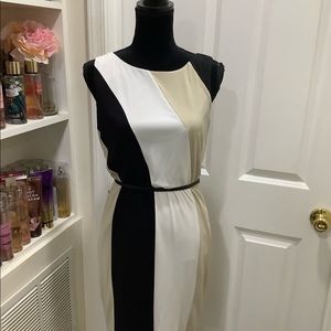 Striped Color-block Dress